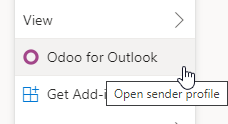 LeanSoft for Outlook add-in button