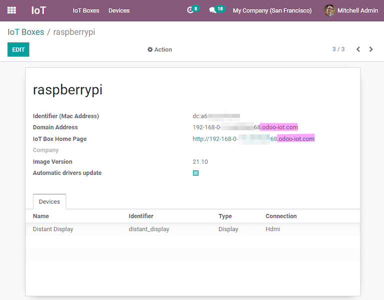 LeanSoft IoT app IoT box with .leansoft-iot.vn domain.